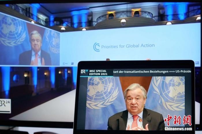 資料圖：聯(lián)合國(guó)秘書(shū)長(zhǎng)古特雷斯。
<a target='_blank' href='http://www.chinanews.com/'>中新社</a>記者 彭大偉 攝