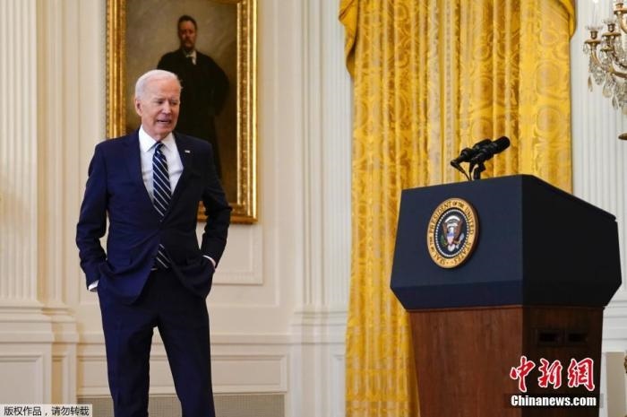 資料圖：美國總統(tǒng)拜登。