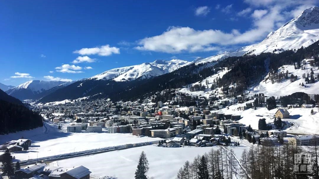 △瑞士，達(dá)沃斯小鎮(zhèn)。