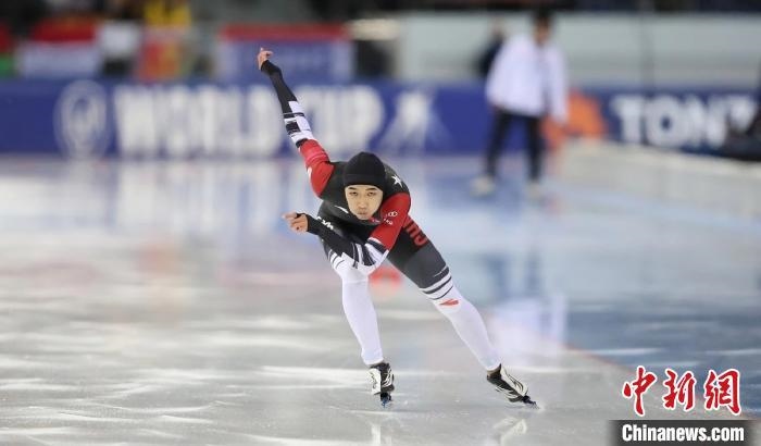 高亭宇在比賽中。圖片來源：黑龍江省體育局。