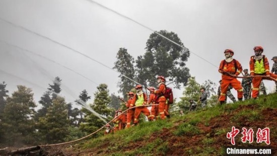演練現(xiàn)場(chǎng)。瀘州消防供圖