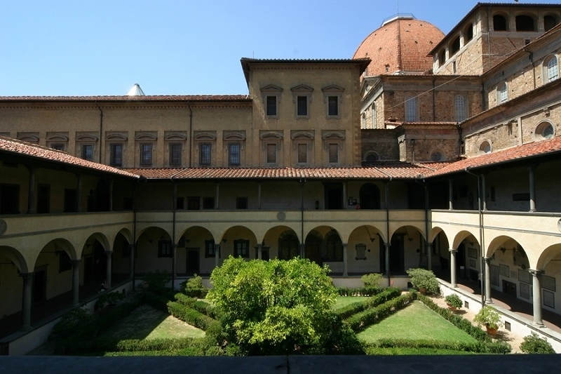 意大利美第奇洛倫佐圖書館。美第奇洛倫佐圖書館供圖