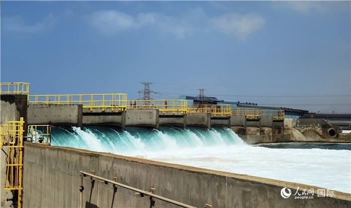 圖為取排水工程項(xiàng)目一景。人民網(wǎng)記者管克江攝