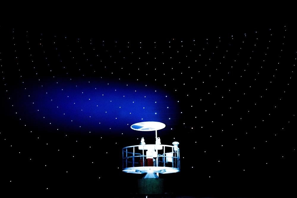 2021年3月29日拍攝的“中國天眼”測量基墩（維護保養(yǎng)期間拍攝）。新華社記者 歐東衢 攝