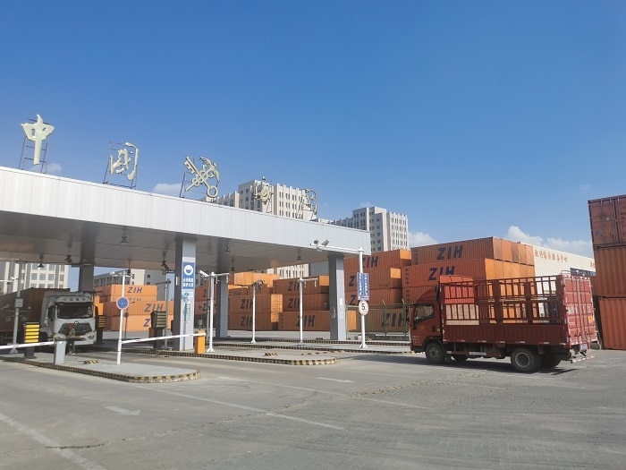 鄭州國際陸港海關(guān)監(jiān)管場(chǎng)所。鄭州車站海關(guān)供圖