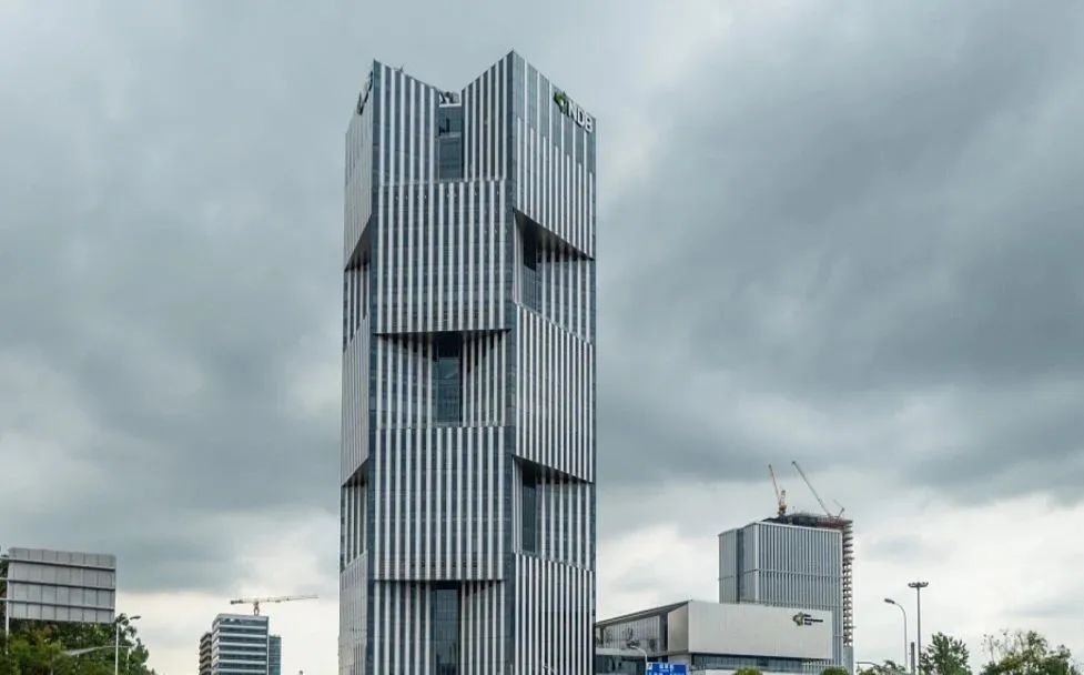 上海浦東新區(qū)，金磚國家新開發(fā)銀行總部大樓。