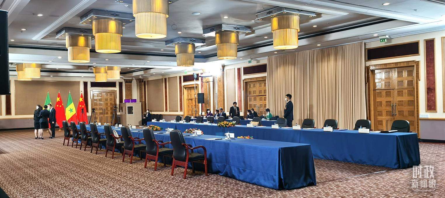 △23日下午，4場會見在這里舉行。（總臺央視記者郭鴻拍攝）