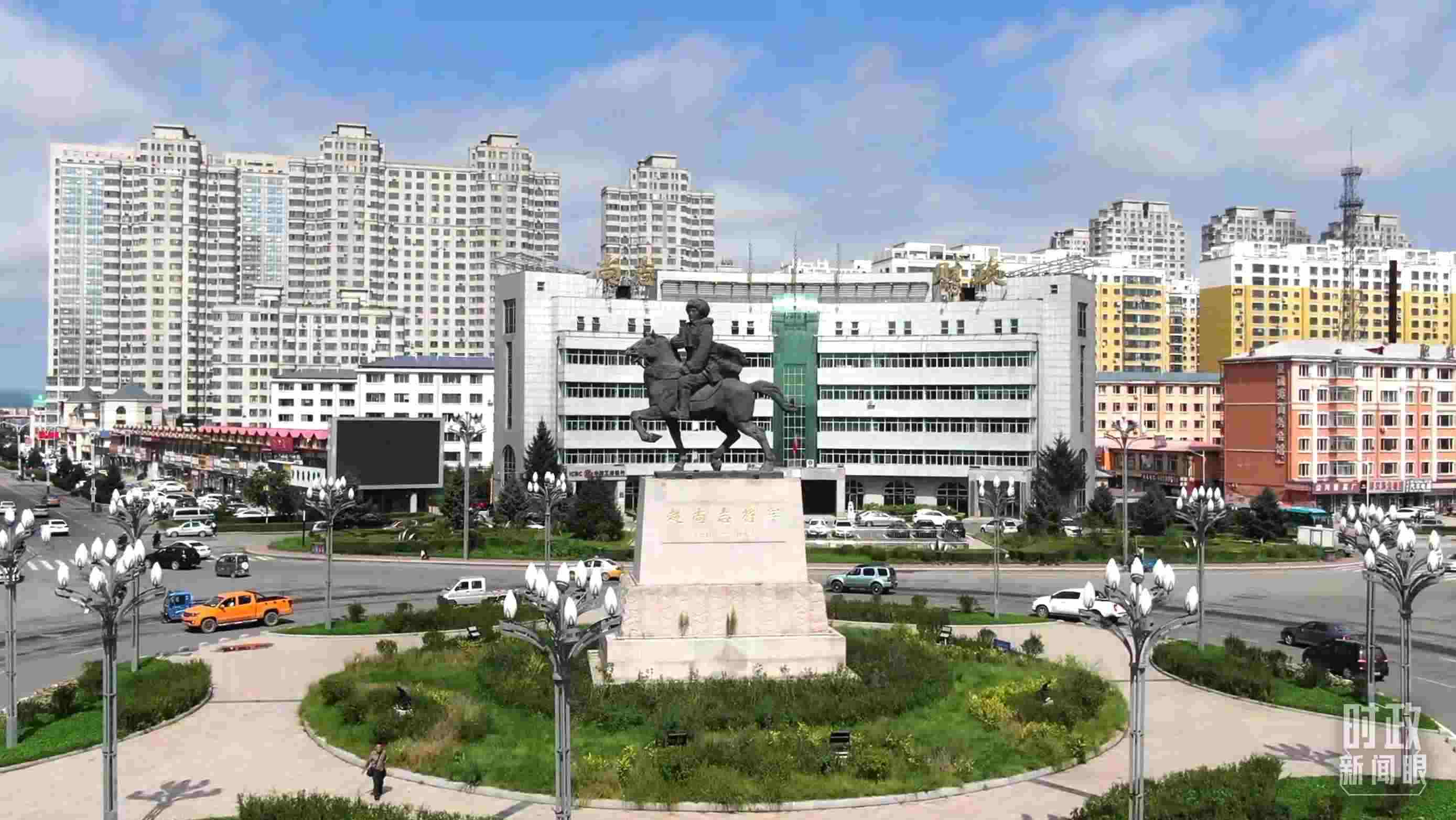 △哈爾濱市尚志市航拍。（總臺央視記者張耿生拍攝）