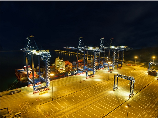 萊基港實行7×24小時裝卸作業(yè)機制。受訪者供圖