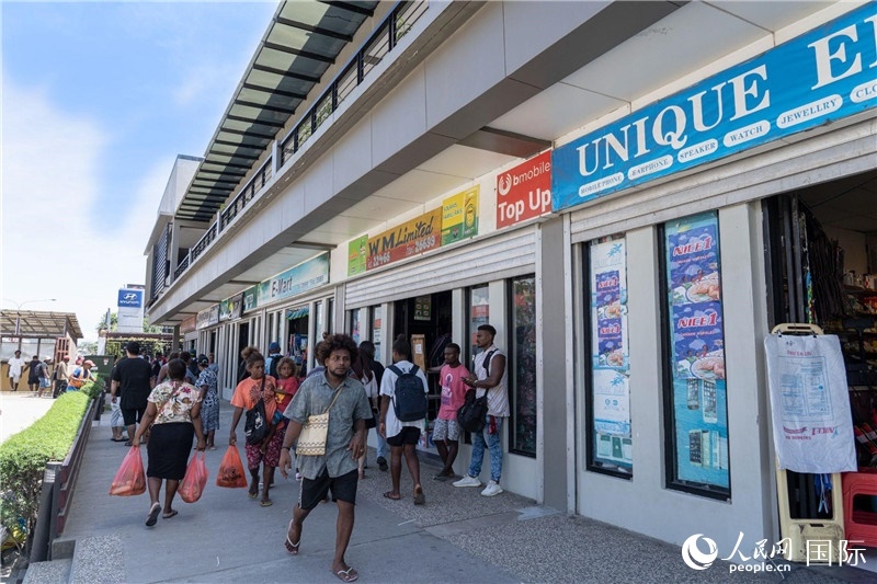 2023年9月12日，所羅門群島首都霍尼亞拉街景。人民網(wǎng) 賀吉攝