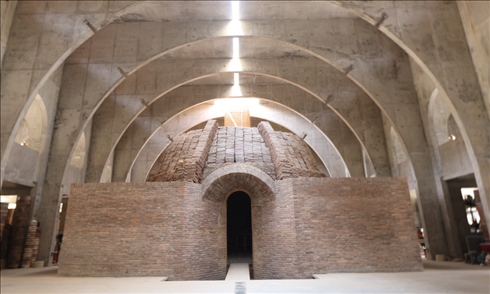 ↑ 景德鎮(zhèn)一處柴窯。（2020年7月13日攝）