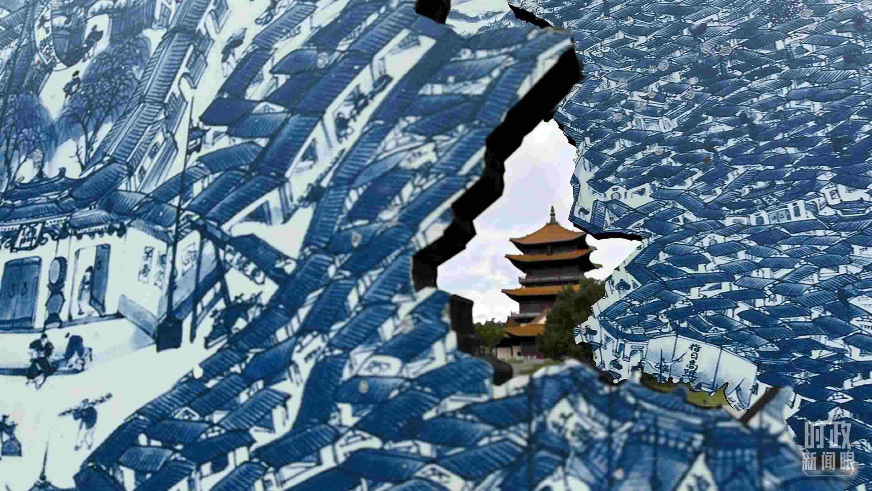 △位于陶陽里歷史文化街區(qū)內(nèi)的龍珠閣。（總臺(tái)央視記者趙化拍攝）