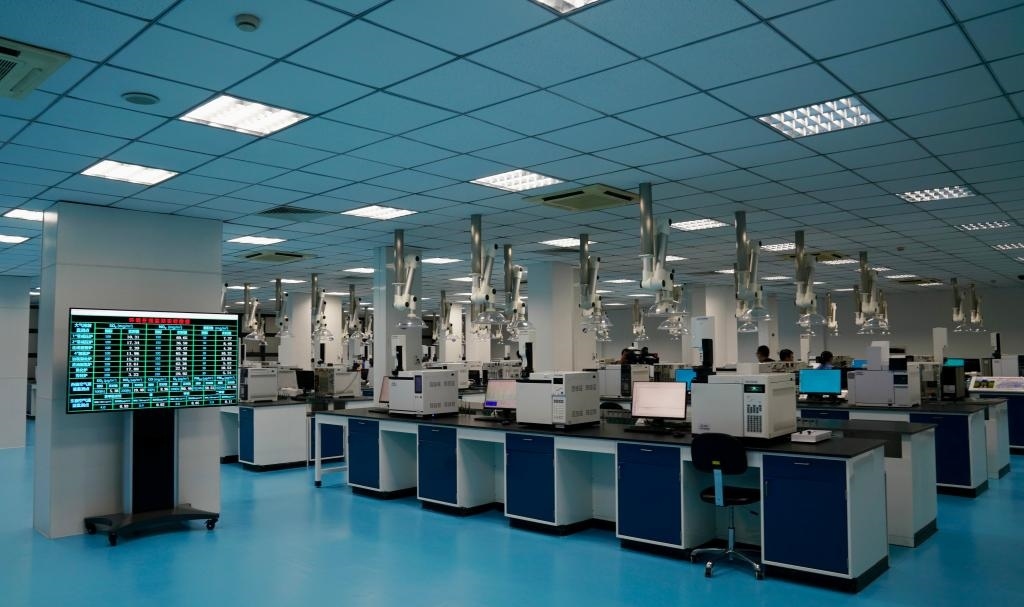 近日拍攝的公司檢驗(yàn)計(jì)量中心。新華社記者 胡晨歡 攝