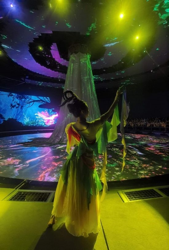 《天釀》演出場景。本報記者常雯宜攝