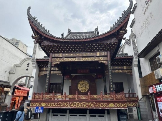 10月25日，長(zhǎng)沙太平老街一角。（本報(bào)記者 劉書文攝）