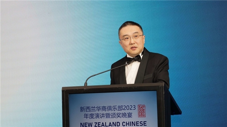 中國(guó)駐新西蘭大使王小龍。攝影：張凱