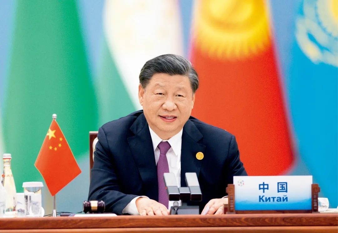 2023年5月19日上午，國家主席習(xí)近平在陜西省西安市主持首屆中國—中亞峰會并發(fā)表題為《攜手建設(shè)守望相助、共同發(fā)展、普遍安全、世代友好的中國—中亞命運共同體》的主旨講話。圖/ 新華社記者 黃敬文 攝