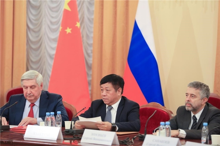 張漢暉大使致辭。駐俄羅斯使館供圖