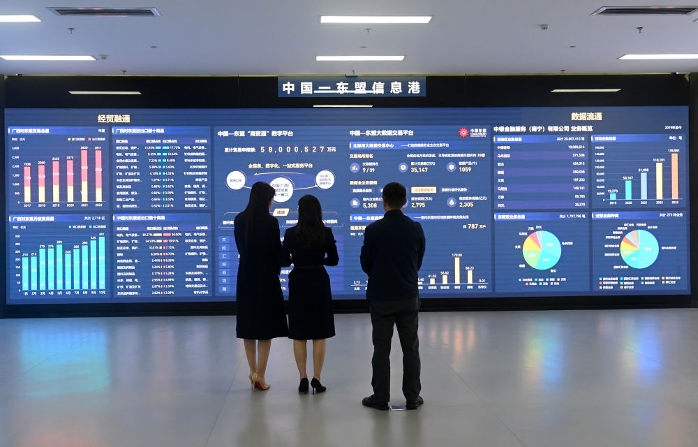 中國—東盟信息港股份有限公司展廳。