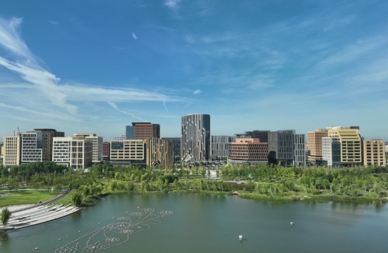 雄安新區(qū)容東片區(qū)。人民網(wǎng)記者 李兆民攝