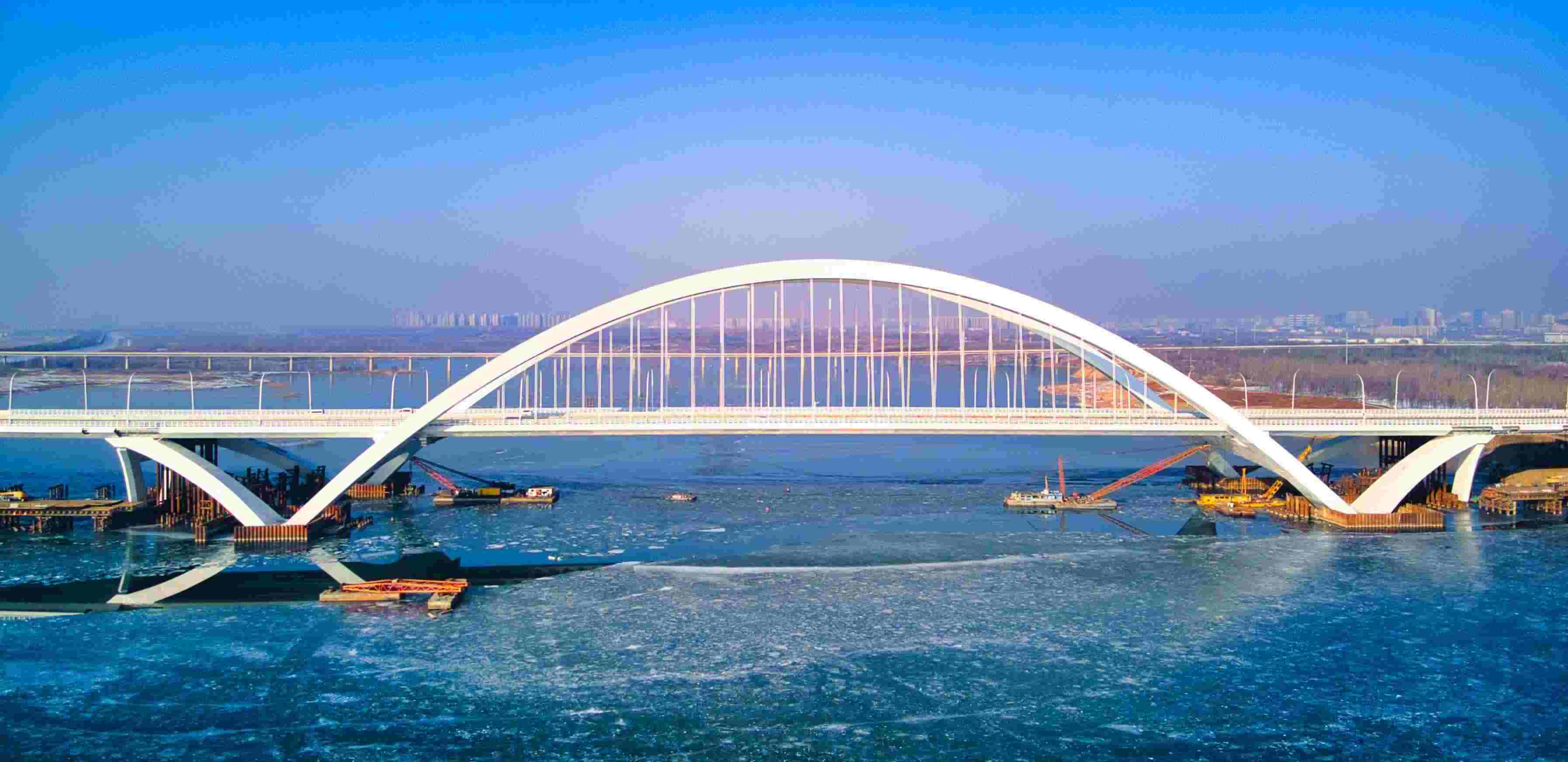 開(kāi)通后的京雄大橋。受訪方供圖