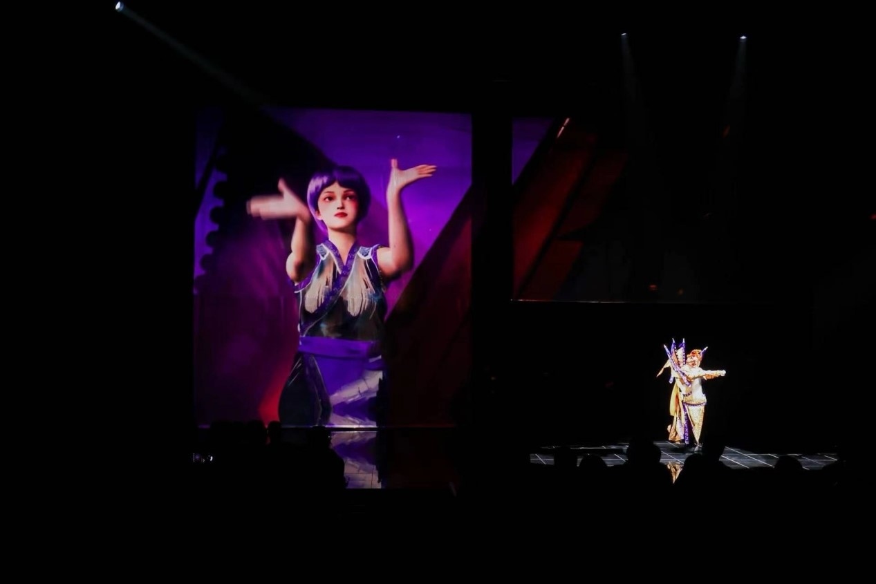 跨次元表演《新定軍山》。主辦方供圖