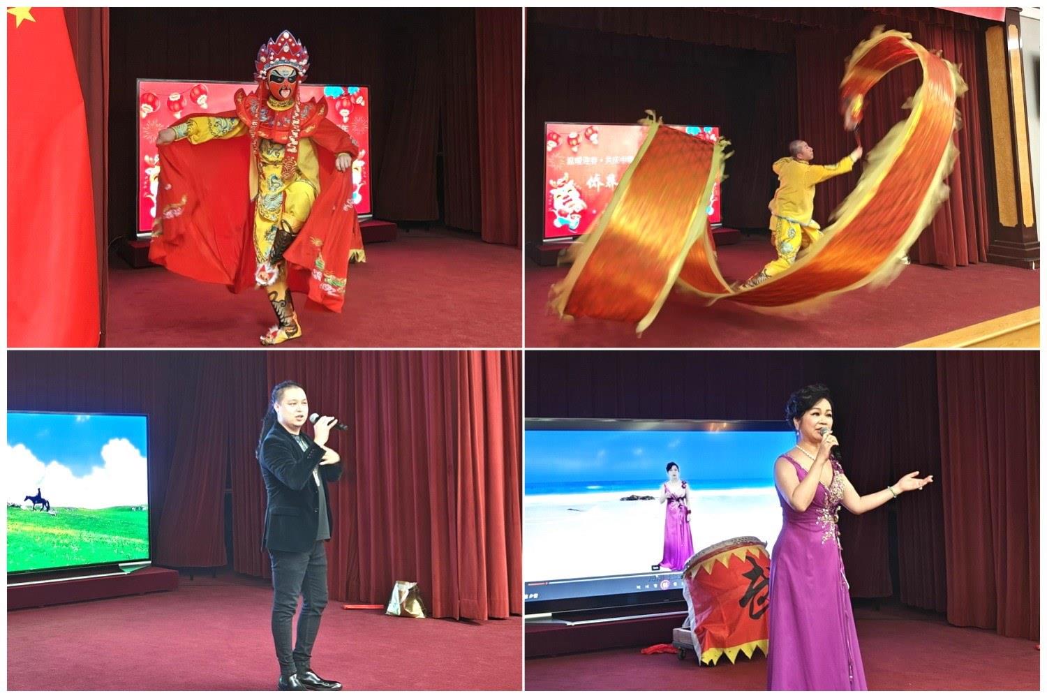 當?shù)貎S界知名演員獻上精彩演出。主辦方供圖