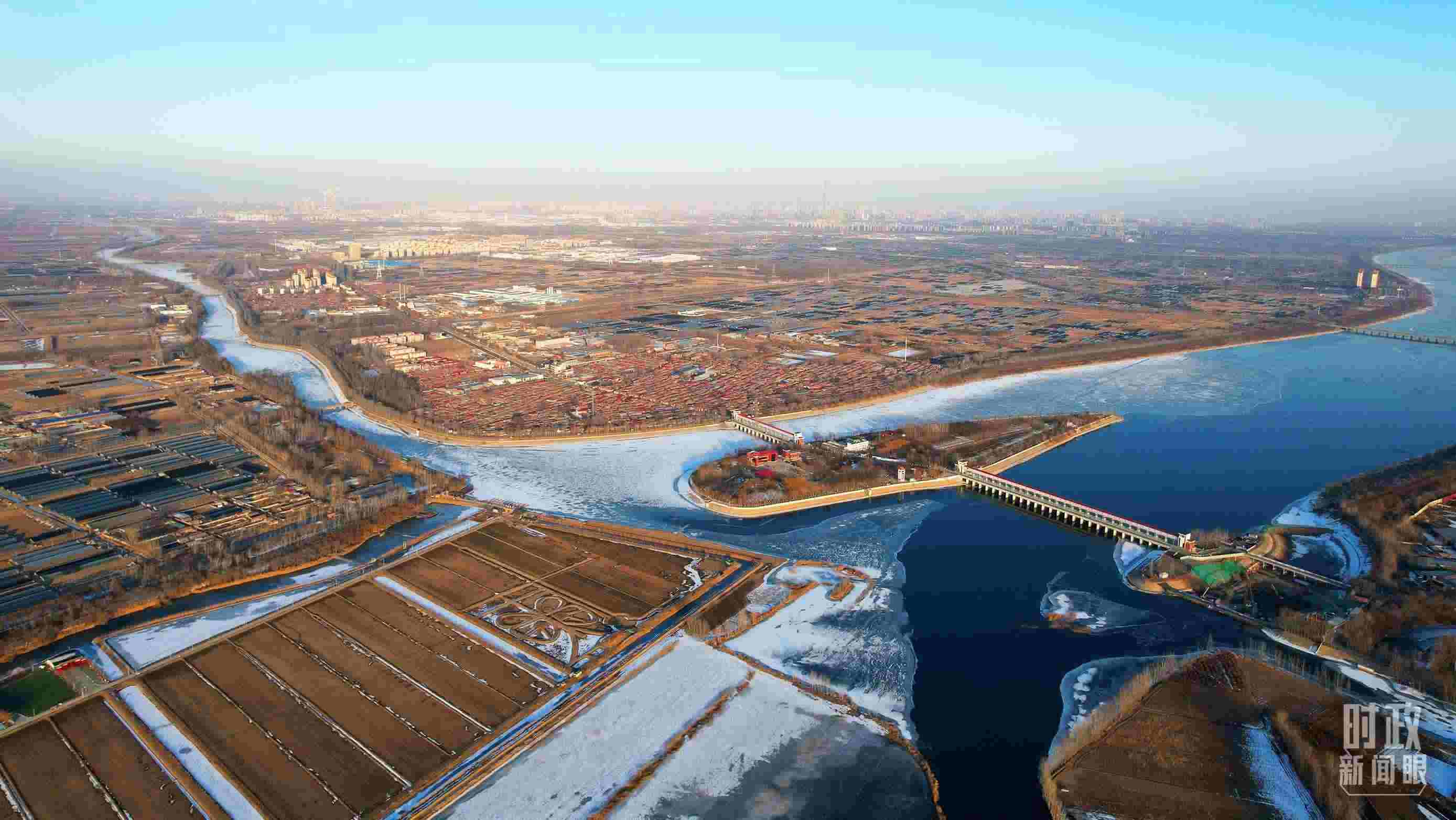 △俯瞰第六埠村。（總臺央視記者范凱拍攝）