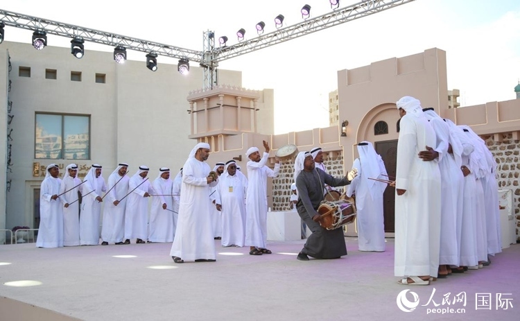 阿拉伯歌舞表演。人民網(wǎng) 塔里克·易卜拉欣攝