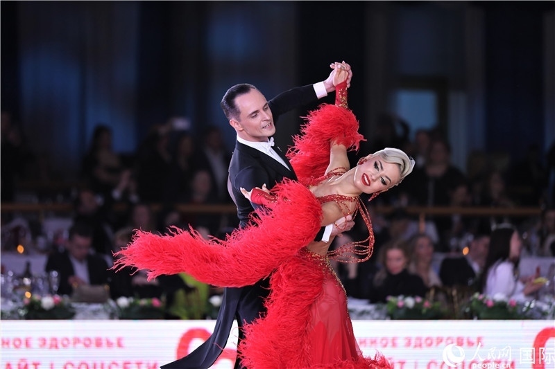 第五屆“克里姆林宮杯”國標(biāo)舞錦標(biāo)賽現(xiàn)場。于子恒攝