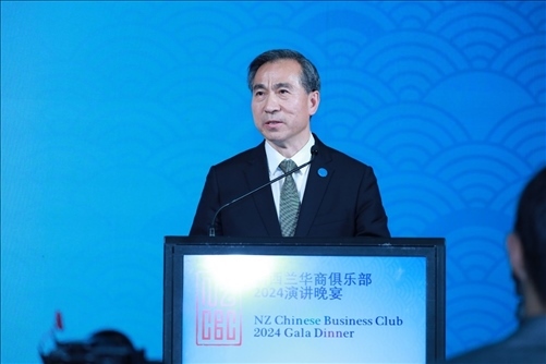 中國貿(mào)促會(huì)任鴻斌會(huì)長。主辦方供圖