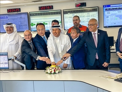 圖為燃機點火儀式，主辦方供圖