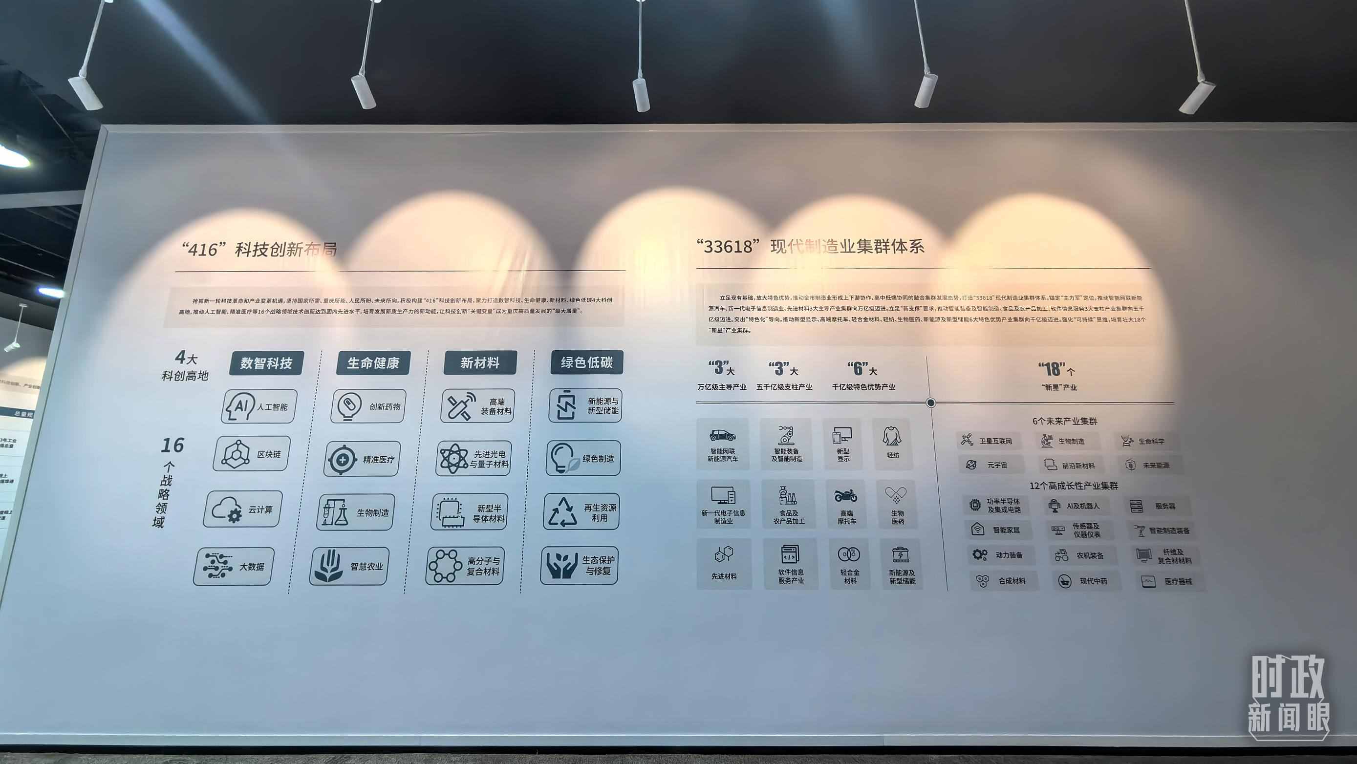 △重慶科技創(chuàng)新和產(chǎn)業(yè)發(fā)展成果展示。（總臺央廣記者潘毅拍攝）