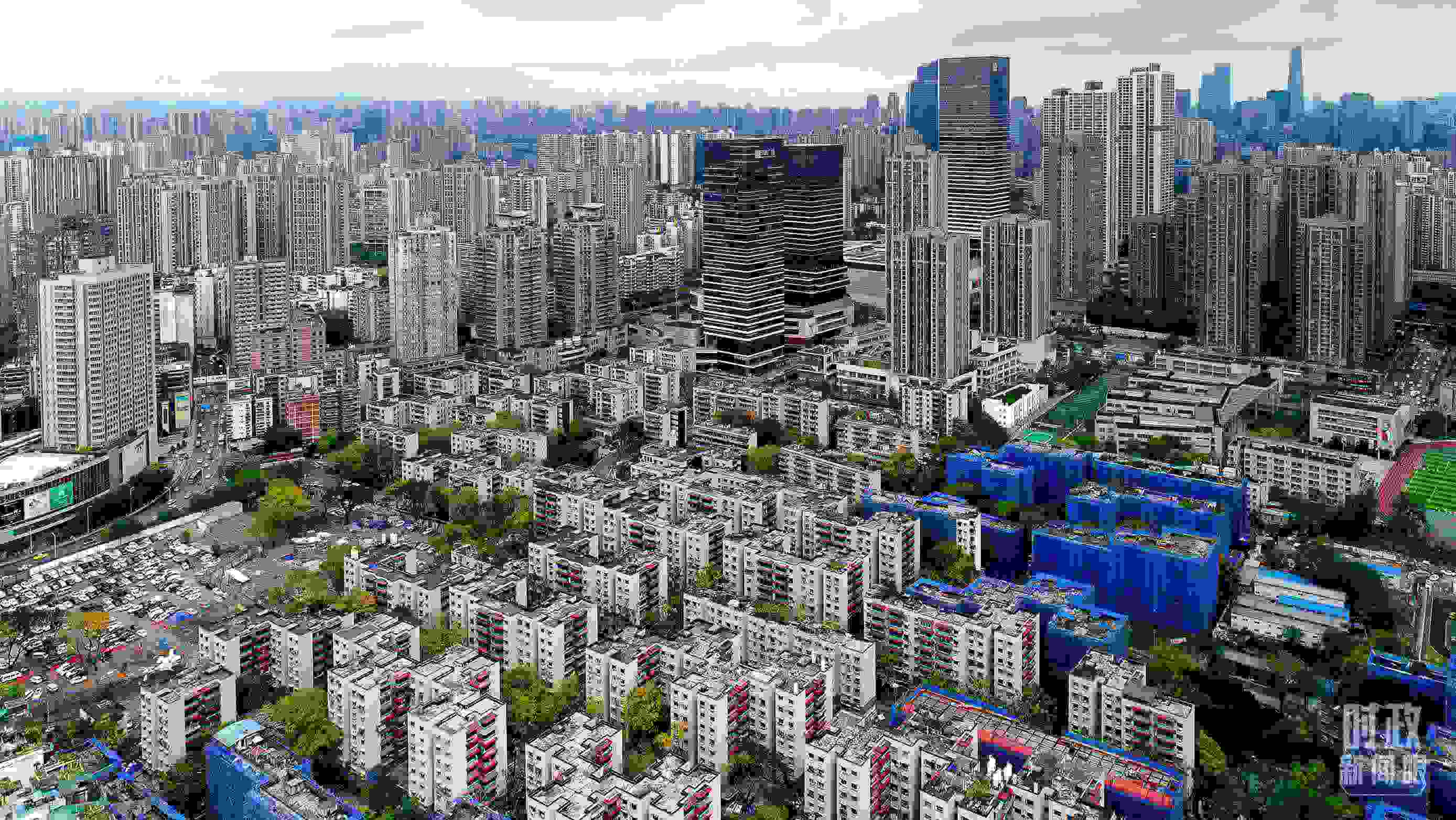 △九龍坡區(qū)謝家灣街道民主村社區(qū)。（總臺記者于濱拍攝）