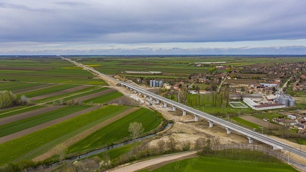 匈塞鐵路塞爾維亞境內(nèi)。中國(guó)鐵路國(guó)際有限公司供圖
