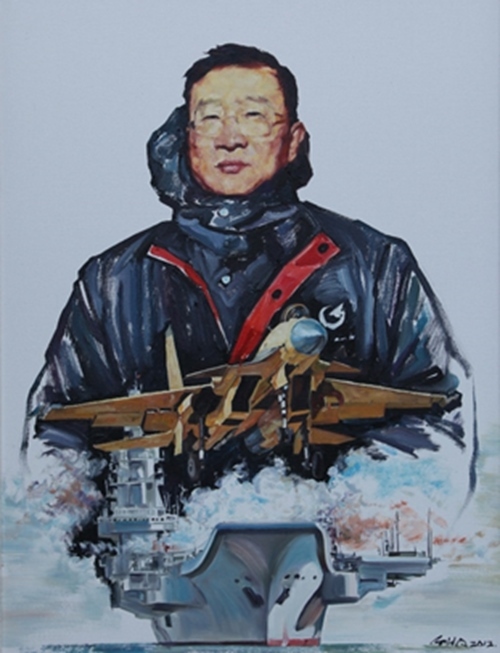 《羅陽》油畫。校方供圖