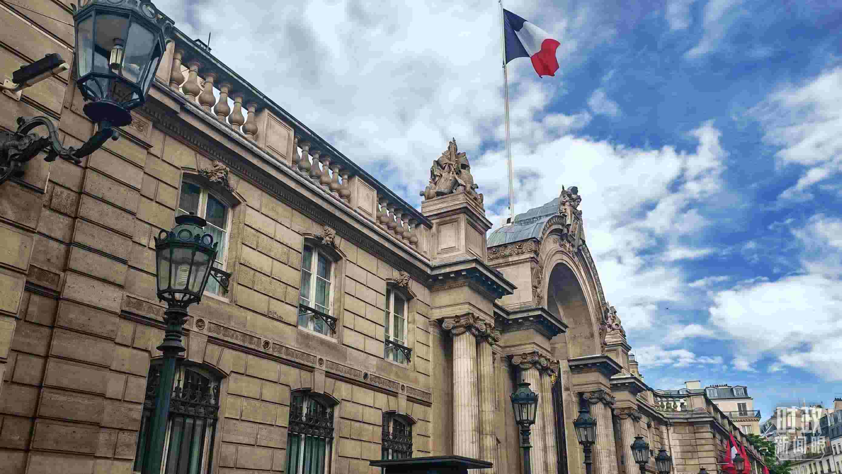 △愛麗舍宮。（總臺央視記者劉琦拍攝）