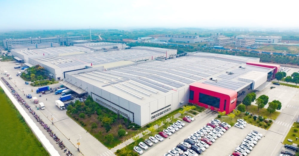 圖為德力西電氣蕪湖工廠(chǎng)（無(wú)人機(jī)照片）。（德力西集團(tuán)供圖）