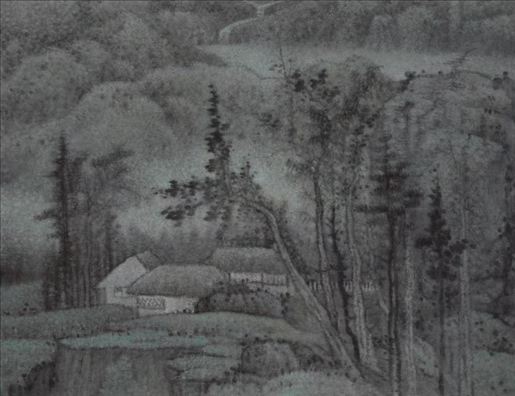 王秦生畫作《晨寂》。主辦方供圖