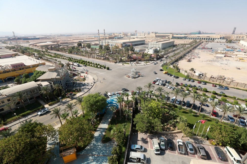 這是2023年8月10日在埃及蘇伊士省拍攝的中埃·泰達(dá)蘇伊士經(jīng)貿(mào)合作區(qū)。新華社記者 隋先凱 攝