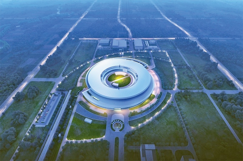 近年來，長三角各省市牢牢把握高質量發(fā)展這個首要任務，因地制宜培育和發(fā)展新質生產力，朝著世界級城市群目標邁進。圖為第四代大科學裝置“合肥先進光源”的效果圖（資料圖片）。 新華社發(fā)（中國科學技術大學國家同步輻射實驗室供圖）