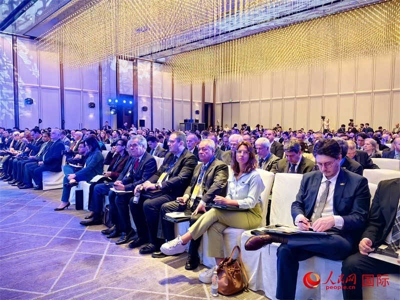 中國(guó)—巴西商業(yè)研討會(huì)現(xiàn)場(chǎng)。人民網(wǎng)記者 符園園攝