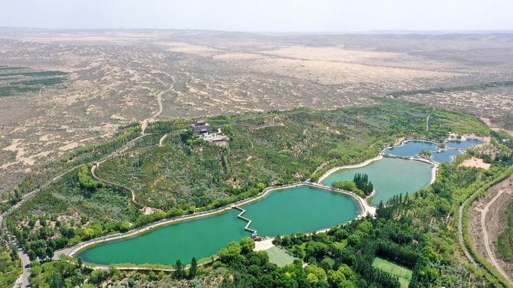 △2023年6月7日，寧夏靈武市白芨灘國家級自然保護區(qū)。