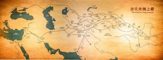 唐代絲綢之路，經(jīng)過新疆眾多地區(qū)。（圖片來源：視覺中國）