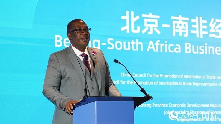 勒蘇非省長(zhǎng)致辭。人民網(wǎng) 劉暢攝