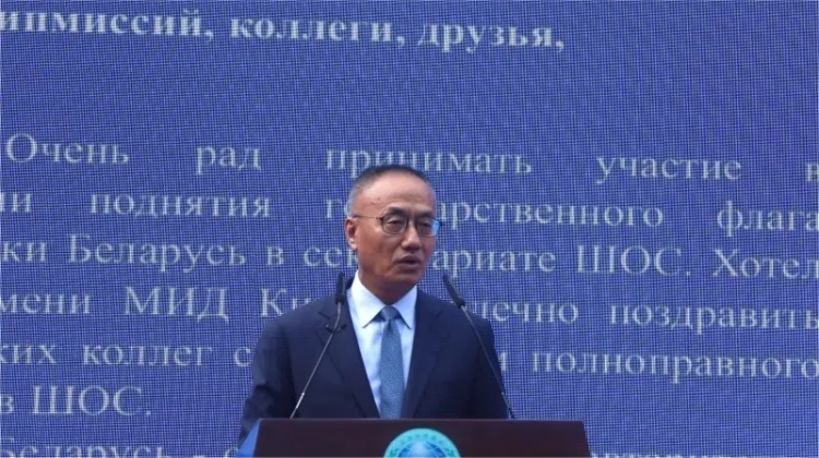 外交部副部長陳曉東出席活動(dòng)并致辭。主辦方供圖