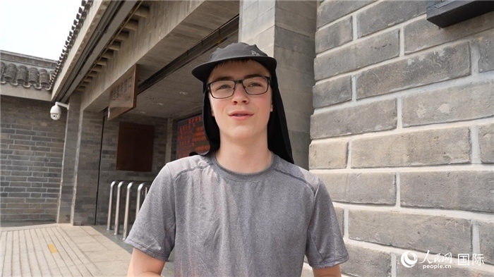 圖為德國籍游客埃里克·西伯特。人民網(wǎng)記者 吳超嵐攝