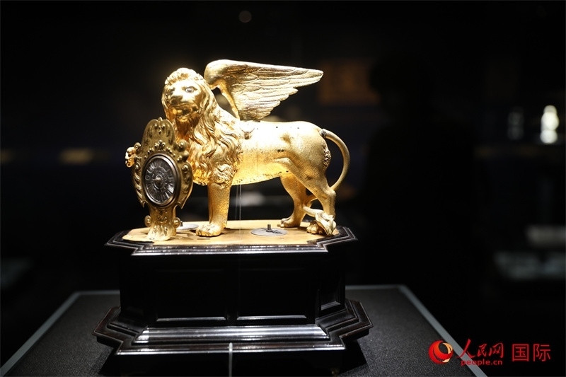 展覽“傳奇之旅：馬可·波羅與絲綢之路上的世界”展品。人民網(wǎng) 殷韜攝