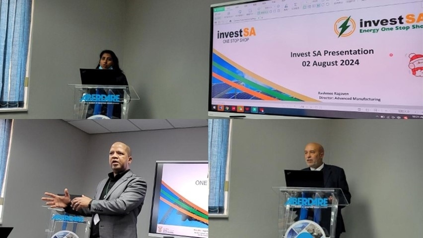 南非貿(mào)工部官員主旨演講。南中經(jīng)貿(mào)協(xié)會供圖