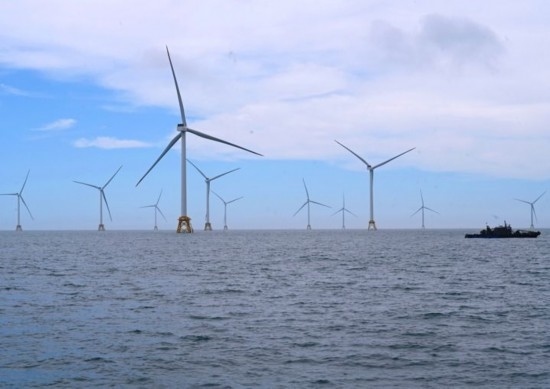 2024年6月19日拍攝的三峽集團漳浦二期海上風電項目。新華社記者 林善傳 攝